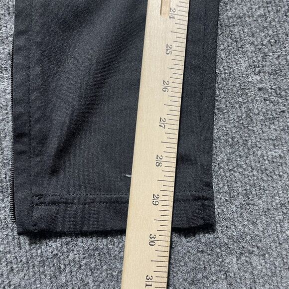 Nike Dri-Fit Track Pants Mens Small Black Zip Ankle 24 Logo Training 588501-010 - Picture 8 of 12